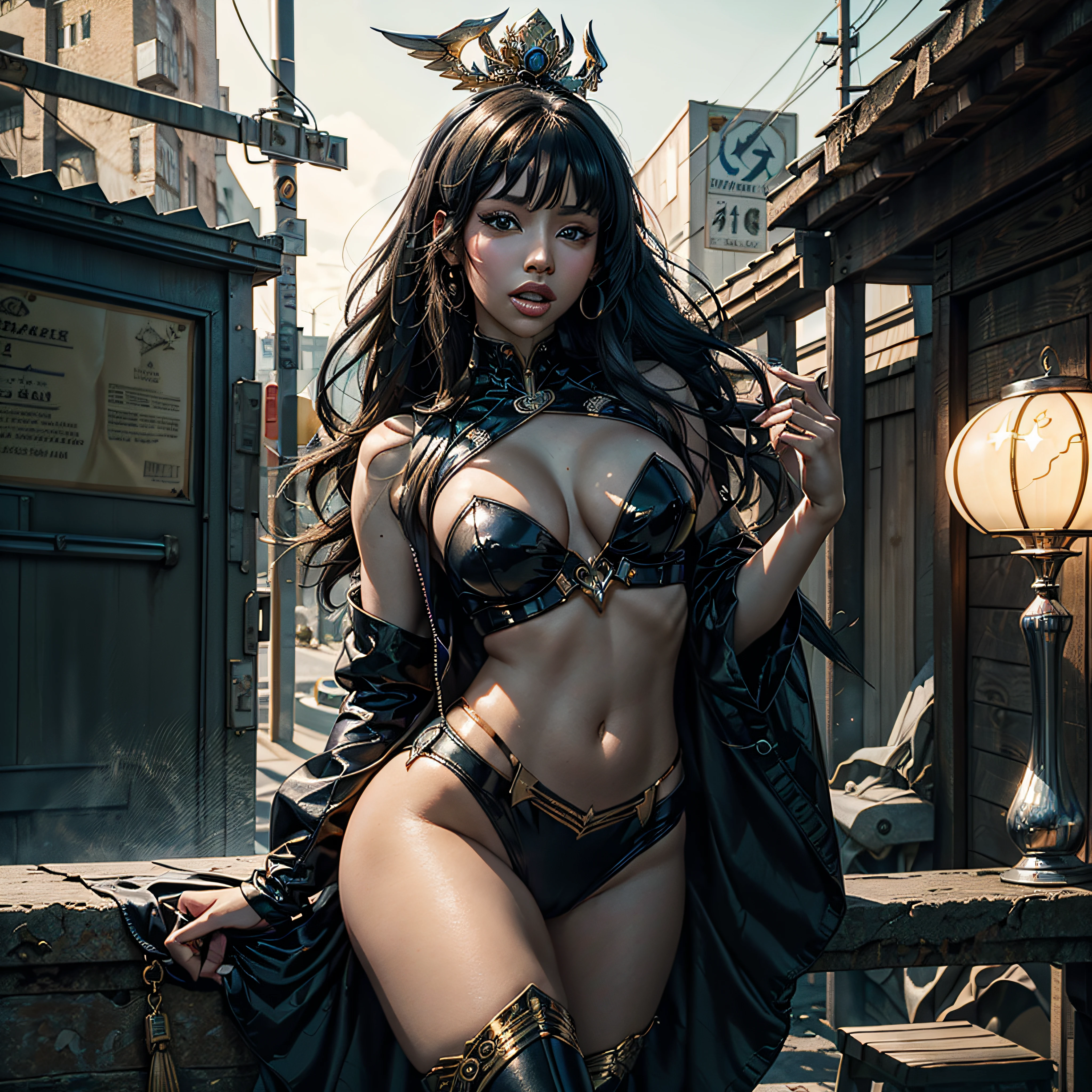 Sun Masterpiece epic Ocean Sea sunlight backlight Goddess Beach beholder outdoor mounted motorcycle_Harley_Davidson Suncraft Artificier hearth sundrop urban "Armada" contre-jours moto "Heavy Metal" Devastating Will-o'-the-wisp iota pixie sprite luminescence war battle mature female "luis Royo" dazzling ride bike, Cosplay riders richesse Amiral decorated "Nicki Minaj" Commander jukebox Pilots jacket cow-boy flag Earth sunLight ultra pro-Photorealistic optimal ultra high_quality opengl-shaders ultra high_detail accurate reflex ultra high-resolution perfection graduates volumetric lightning improved Octane_rendues UHD XT3 64K 32K 16K 8K DSLR HDR UnrealEngine5 3dcg shadow deep path Diva analogiques hairstyle dreads bangs extatiques symmetrical athletic african body skin tanmed suave cheekbones effects embarrassed glushes eye-liner saphirs saturate gorgeous dark beautiful eyes black pupils brown iris lazulis turquoise open mouth teeth (tongue droplet water drop of water) obvious smiles choke Floating Jacket Eccentric Cape Levitating Shoulders-Off Shirt Lace Clavicles White Papillotes embroidered leathers breasts reveal sideboob satin livid yellow orange corsait thick felt skirts matching bristles ample swinging spinels navel waist belt-chastity revealing heart diamond padlock silver agate pubis scarlet pubis-hairy indigo bristles protrusions silk Snap-lock tin gold garters thighs legs stainless steel boots gothic onyx, rubis summon milkweed floraison invoque viceroy magic incandescente creature CGSCOSITY butterfly Cristallines Wings (EOS R6 135mm 1/1250s f/2.8 ISO400) Monarch, Canon-ion flash blow glow opale impact, straight outfits armor heavy chrome flat rune lava bands population Tourmaline glyphe plasma cuivre "cyberpunk" sun background forest Equirectangular_360 glass mirror monster Fire Blast Flame Engravings Chef-D' tattoo (par Michelangelo) Bruce_Weber sex girls naked nsfw varied multi etc.