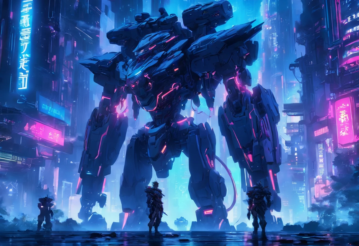 Dark_fantasy,Cyberpunk, (Best quality, Masterpiece),White,1人,Mechanical Wonder,Robotic presence,cybernetic guardians,Wear a cybernetic jacket,City, highest quality digital art, stunning art, Wallpaper 4k, Highly detailed, military robot,Army, warzone,Black and white, highest quality digital art, stunning art, Wallpaper 4k,8K,64k, HD, Unbeatable masterpiece, Dynamic lighting, Cinematic, Epic, Damaged mechanical parts