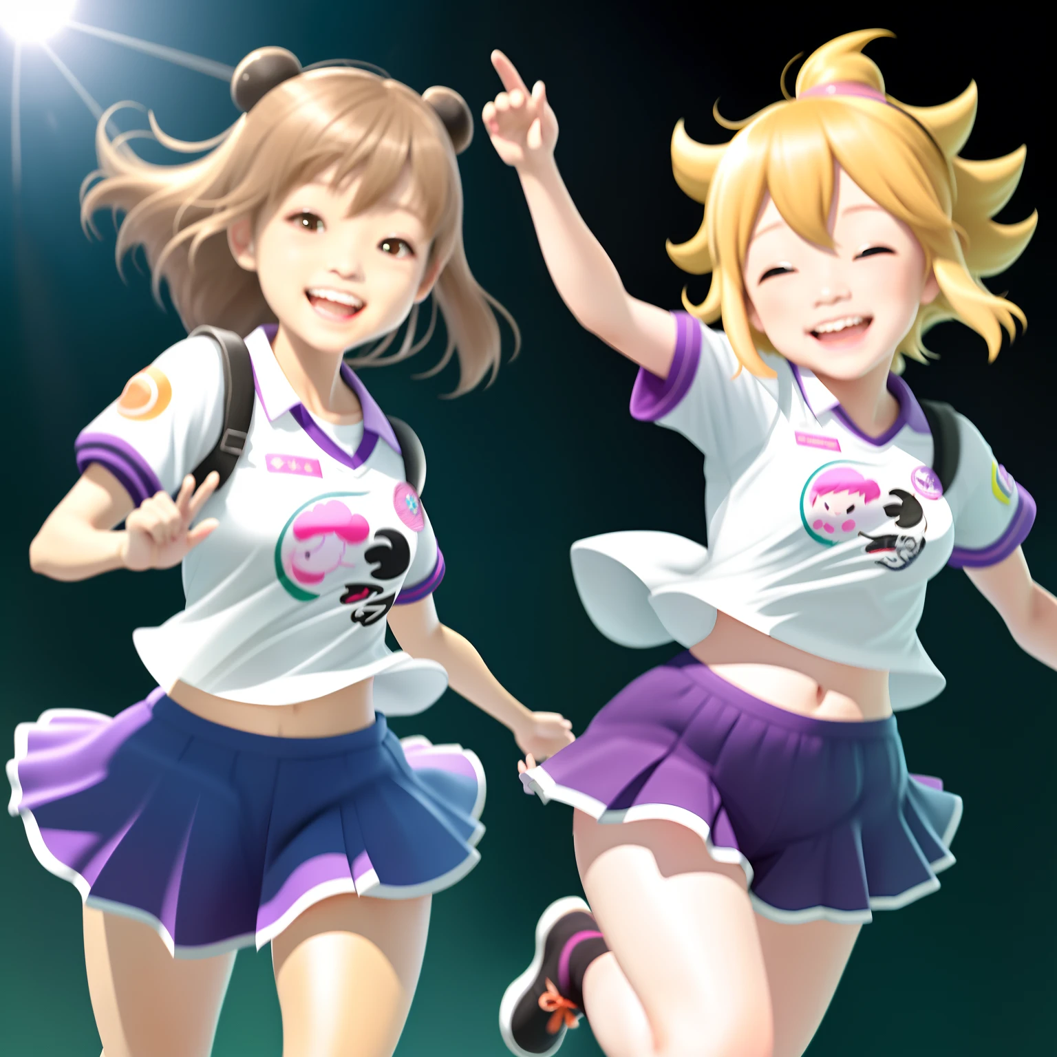 Genki girl,with dynamism、Full of prunes、Positive girls。Sunny smile,Positive and optimistic attitude,Passionate personality。The energetic girl exudes youthful vitality,Passionate about life and the future,It often brings joy and positive energy。