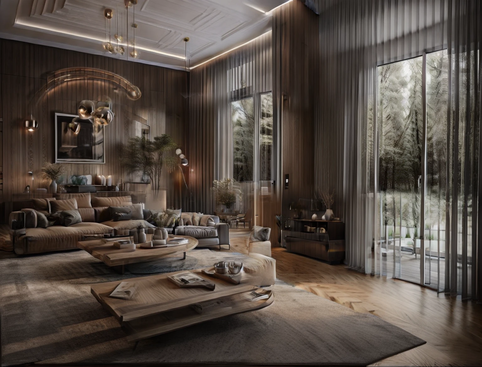 interior, modern, living room