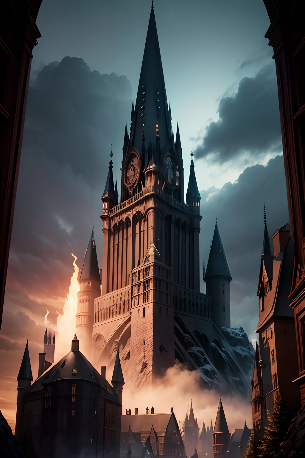 create a picture of the Harry Potter movie full 4k , 5D size 1024 x 768