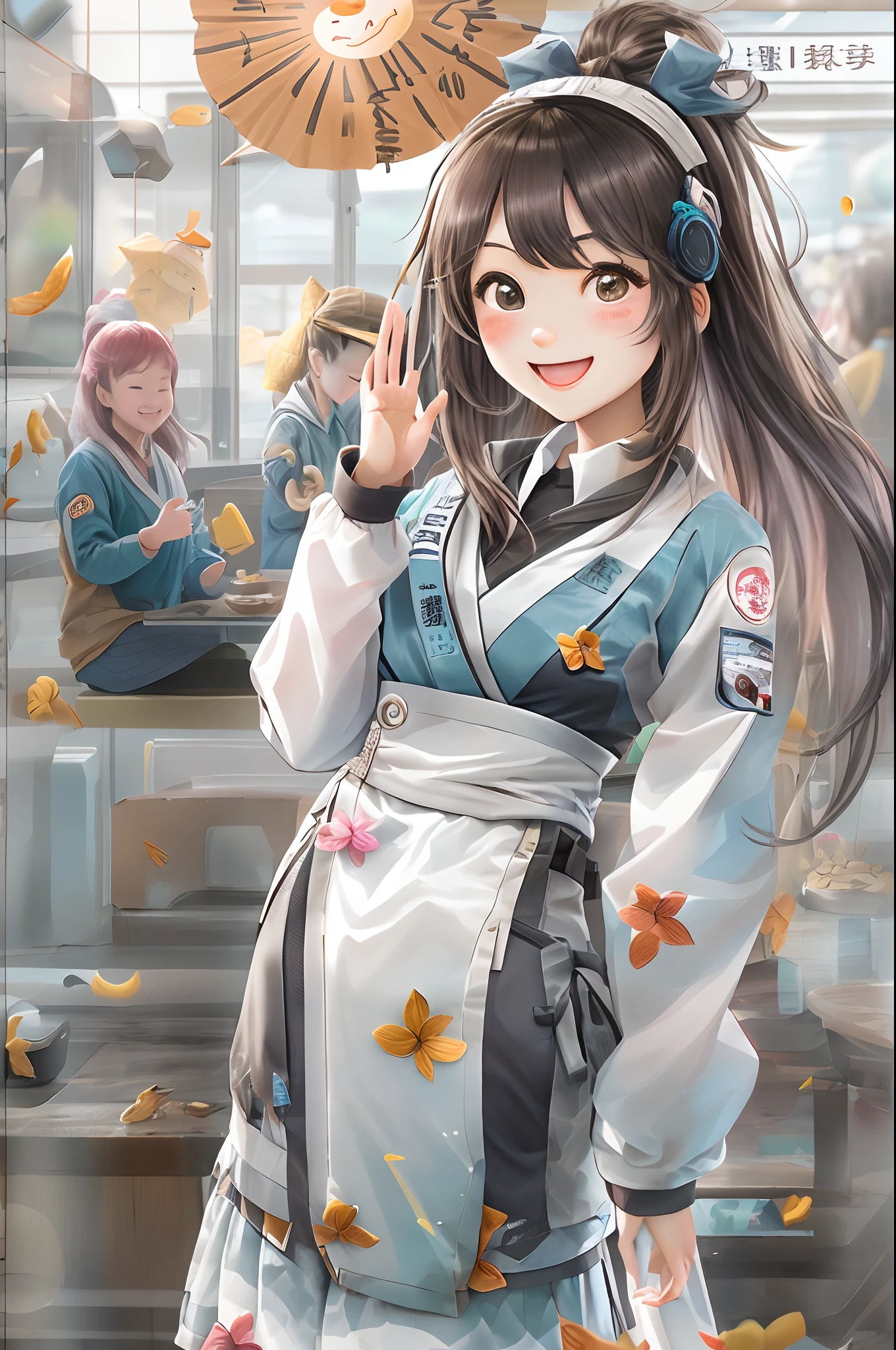 Genki girl,with dynamism、Full of prunes、Positive girls。Sunny smile,Positive and optimistic attitude,Passionate personality。The energetic girl exudes youthful vitality,Passionate about life and the future,It often brings joy and positive energy。