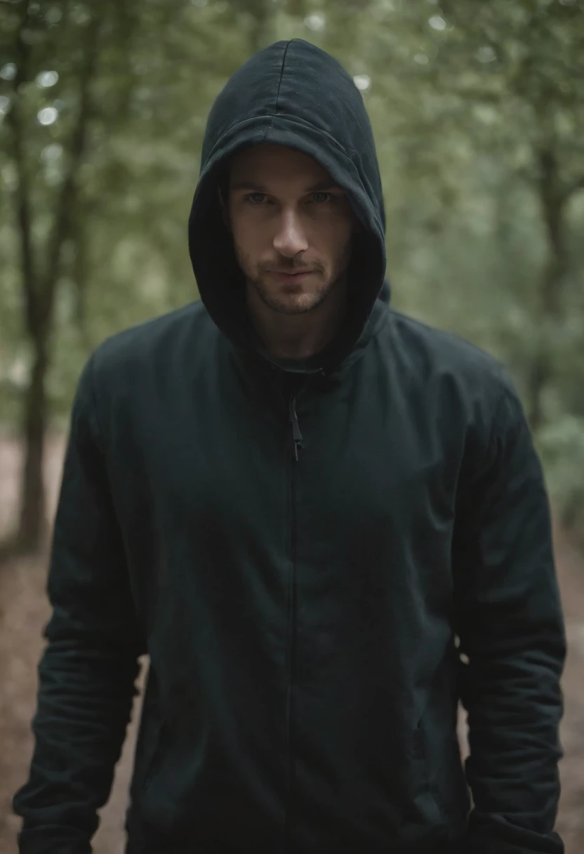 Autoretrato de um homem, master part, extremamente detalhado, melhor qualidade, Com trajes DJ, extremamente detalhado, como Alan Walker. (8k, qualidade superior, melhor qualidade, obra-prima, altamente detalhado: 1.2), (de meio corpo:1.3)