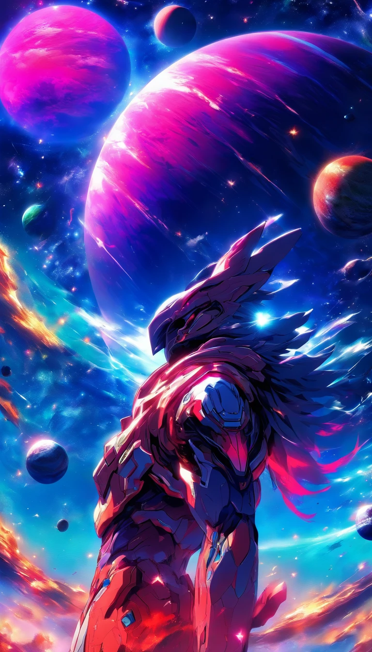 Pr0t0ssE style space planet,oc rendered,