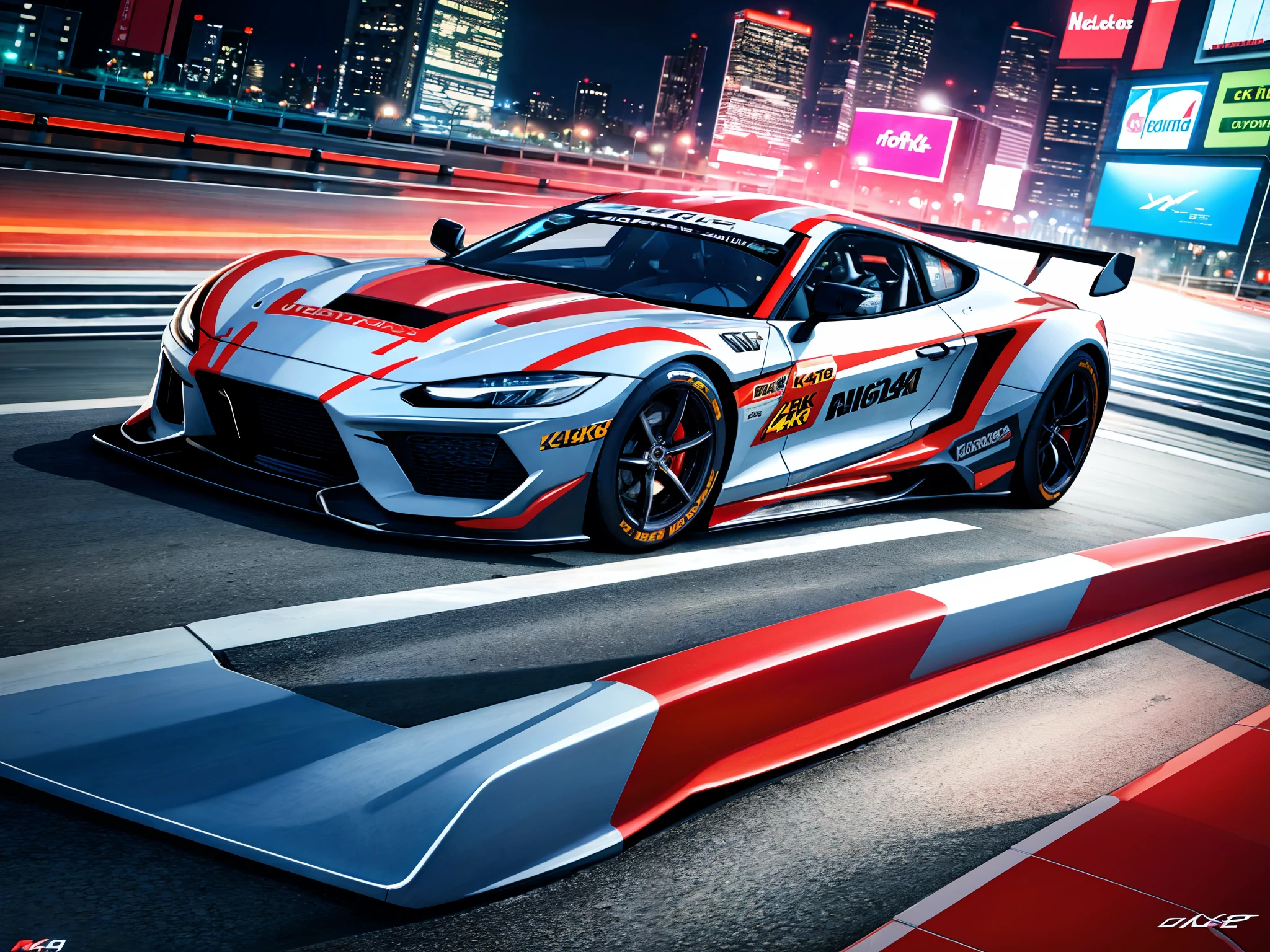 (best quality,4k,8k,highres,masterpiece:1.2),ultra-detailed,(realistic,photorealistic,photo-realistic:1.37),coyote girl,sexy,full body,tuned car,full vehicle,impressive night view,shiny metallic surface,neon lights,glowing city backdrop,vibrant colors,urban environment,racing atmosphere,dynamic motion,curved shape,long,flowing hair,confident expression,futuristic elements,high-tech details,powerful engine,customized design,eye-catching appearance,aggressive stance,car enthusiasts,passionate energy,paving the way,luxurious interior,exquisite craftsmanship,sharp curves,sleek aerodynamics,driver's seat perspective,fast and furious vibe,unleashing speed,endless possibilities