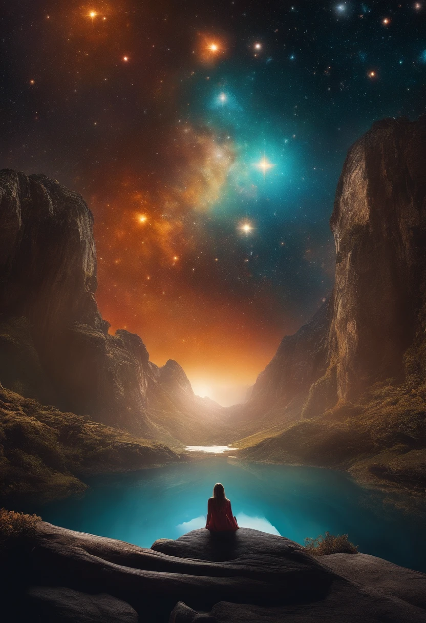 universo, cartas, baralho, naipe, estrelas, Ambition, surreal, ventos