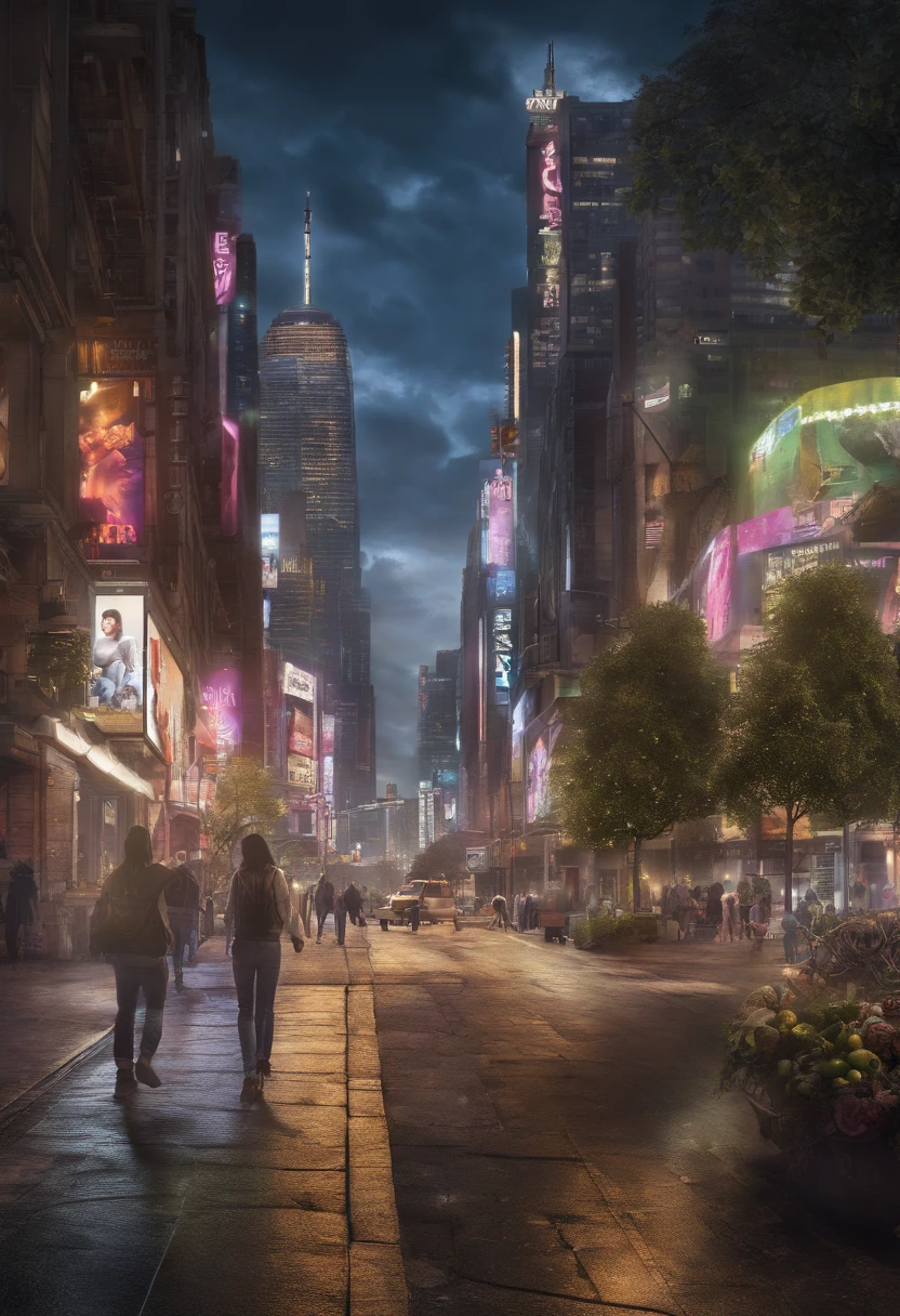 (best quality,4k,highres:1.2),ultra-detailed,realistic:1.37,portrait,landscape,sci-fi,concept artists,colorful,studio lighting,sharp focus,vivid colors,cityscape,nighttime,illuminated street,busy atmosphere,giant iPhone,curious people,amazed expressions,central location,sidewalk,visible details,crisp textures,huge proportions,center of attention,touchscreen technology,dreamlike ambiance,dynamic composition,outdoor exhibition