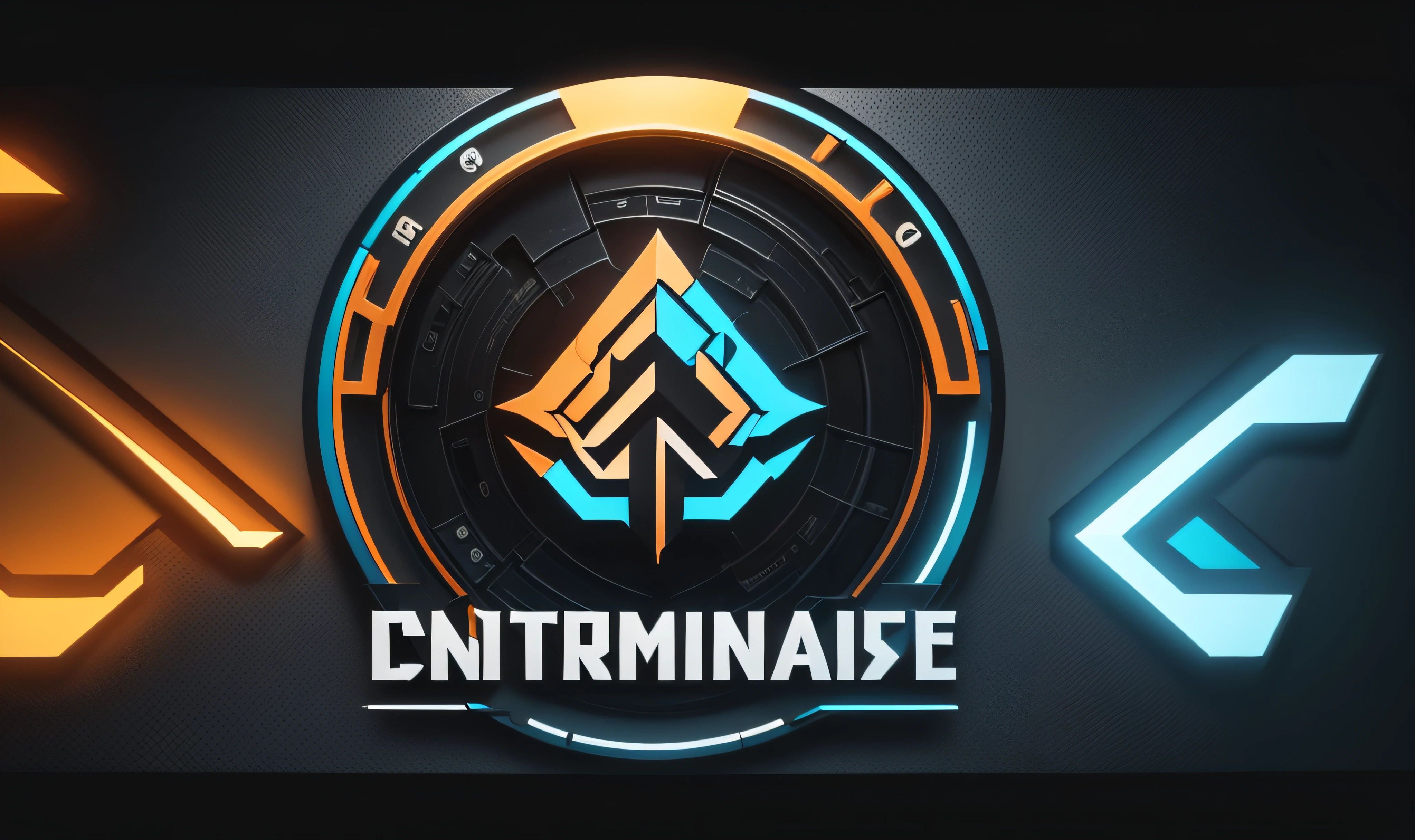 Crie uma logo para um site de jogos, Professional and friendly logo, A vintage and playful design, rendered in Unreal Engine 5 with vivid colors and cinematic color grading in a gaming world