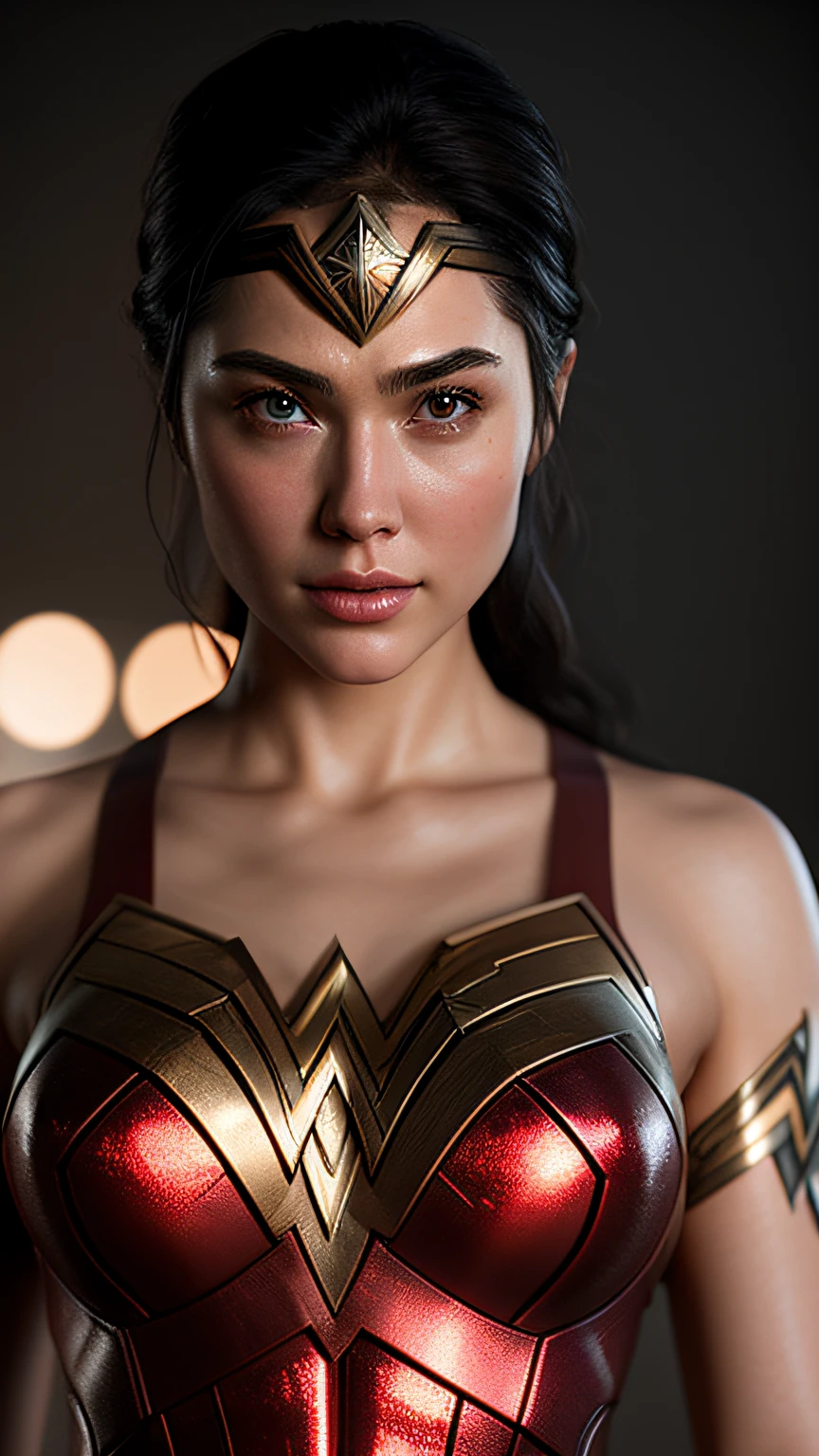 masterpiece, top-quality, hightquality, hight resolution, Cinematic soft lighting、Illuminate the amazingly detailed and ultra-realistic Wonder Woman trending on ArtStation。Octane、It's the perfect tool to capture the softest details of this 16k photography masterpiece