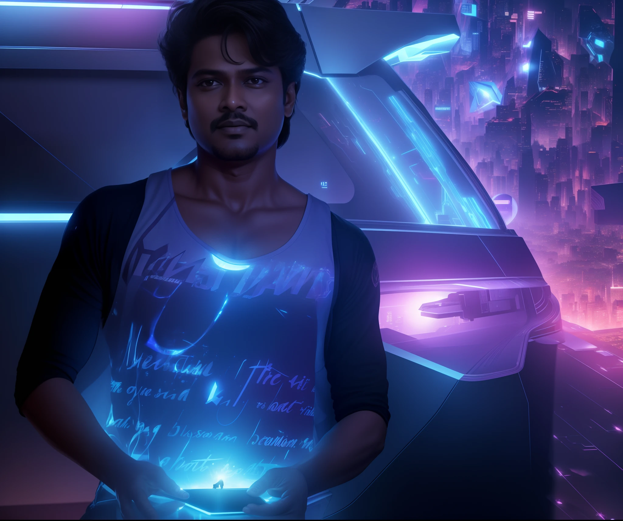 Step into the Future with Ollywood's
Superstar-Babushan Mohanty as he Transcends
Realities in a New York Cyber World Thriller A Visual
Odyssey that Took Oscars by Storm!