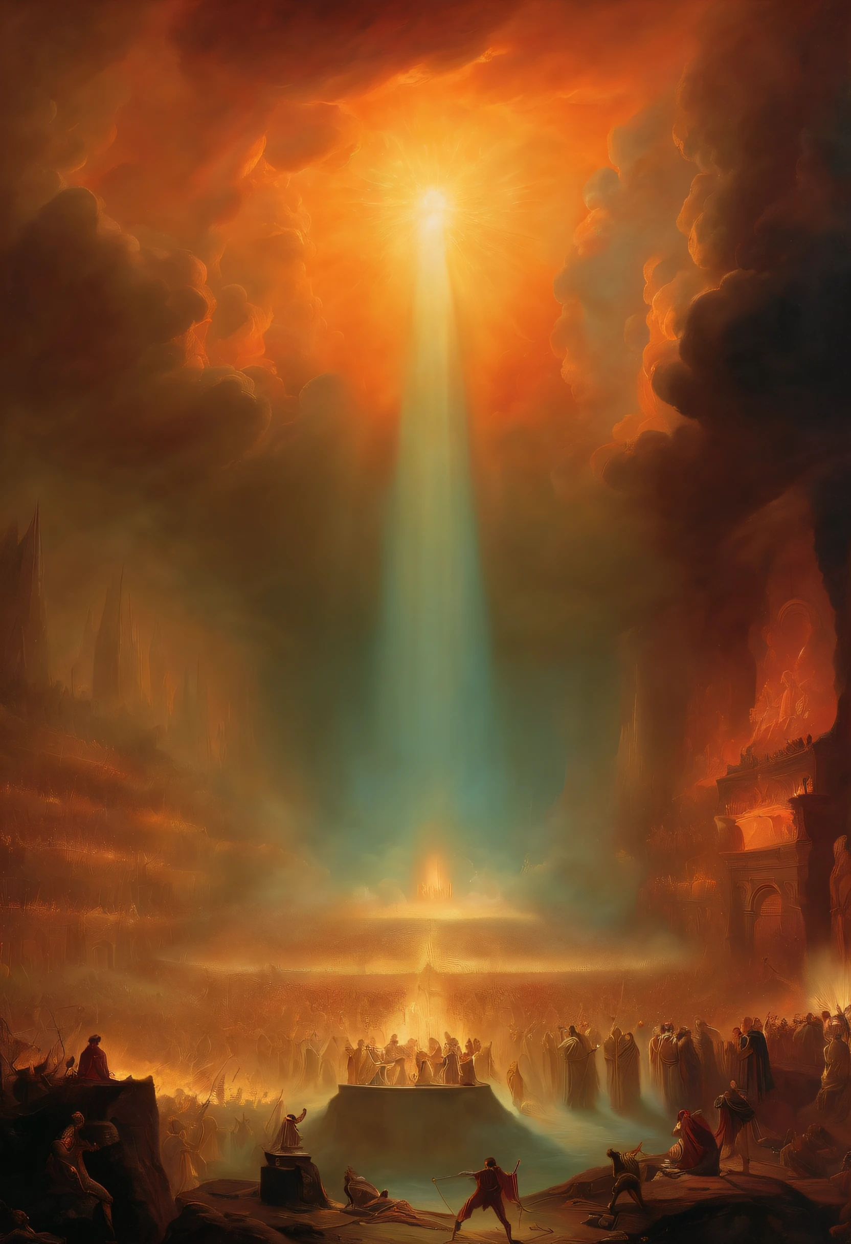 The Last Judgement in the style of British artist John Martin