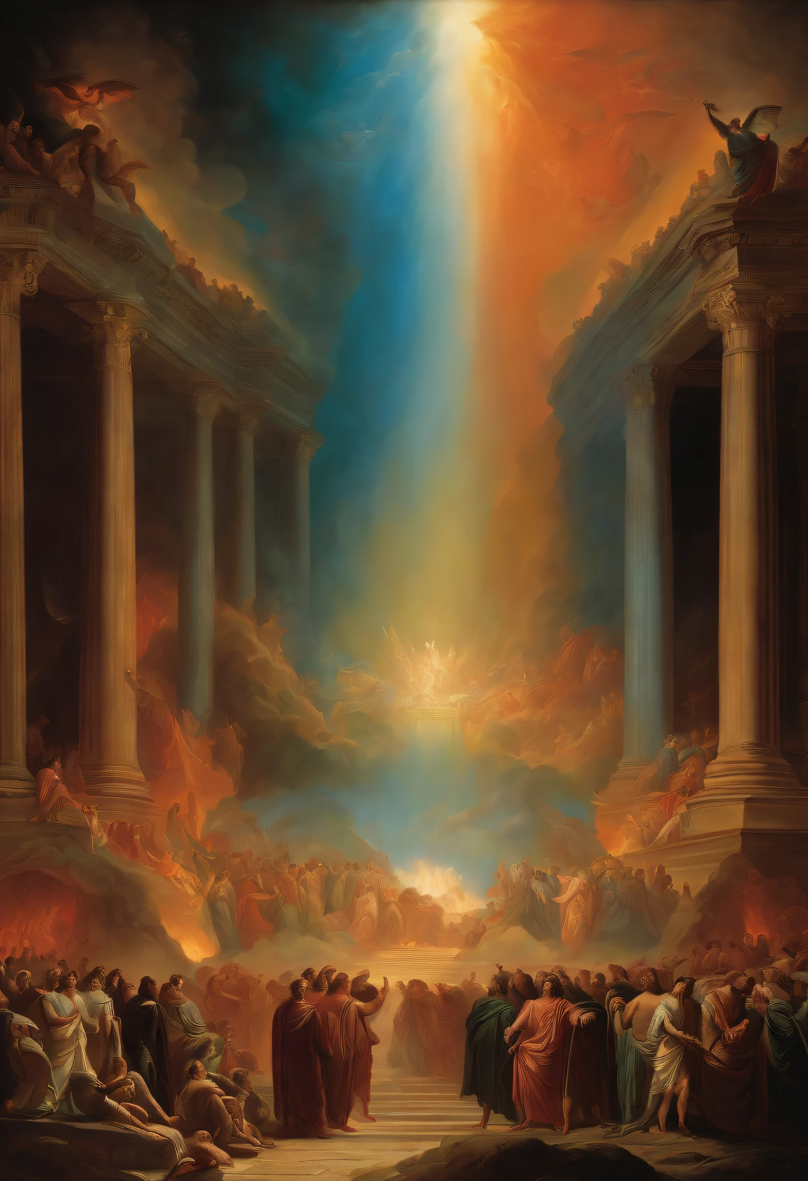 The Last Judgement in the style of British artist John Martin