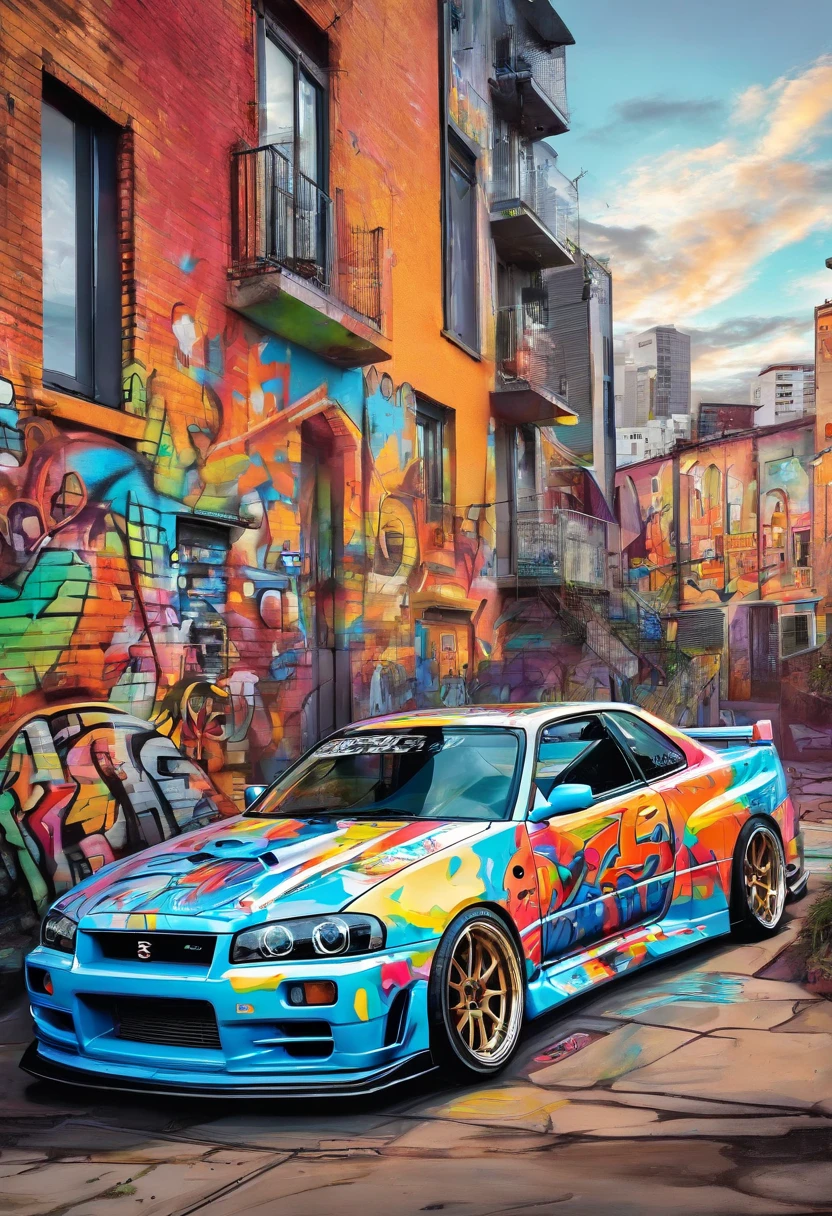 ((Andy Skawan)) , Car Nissan R34