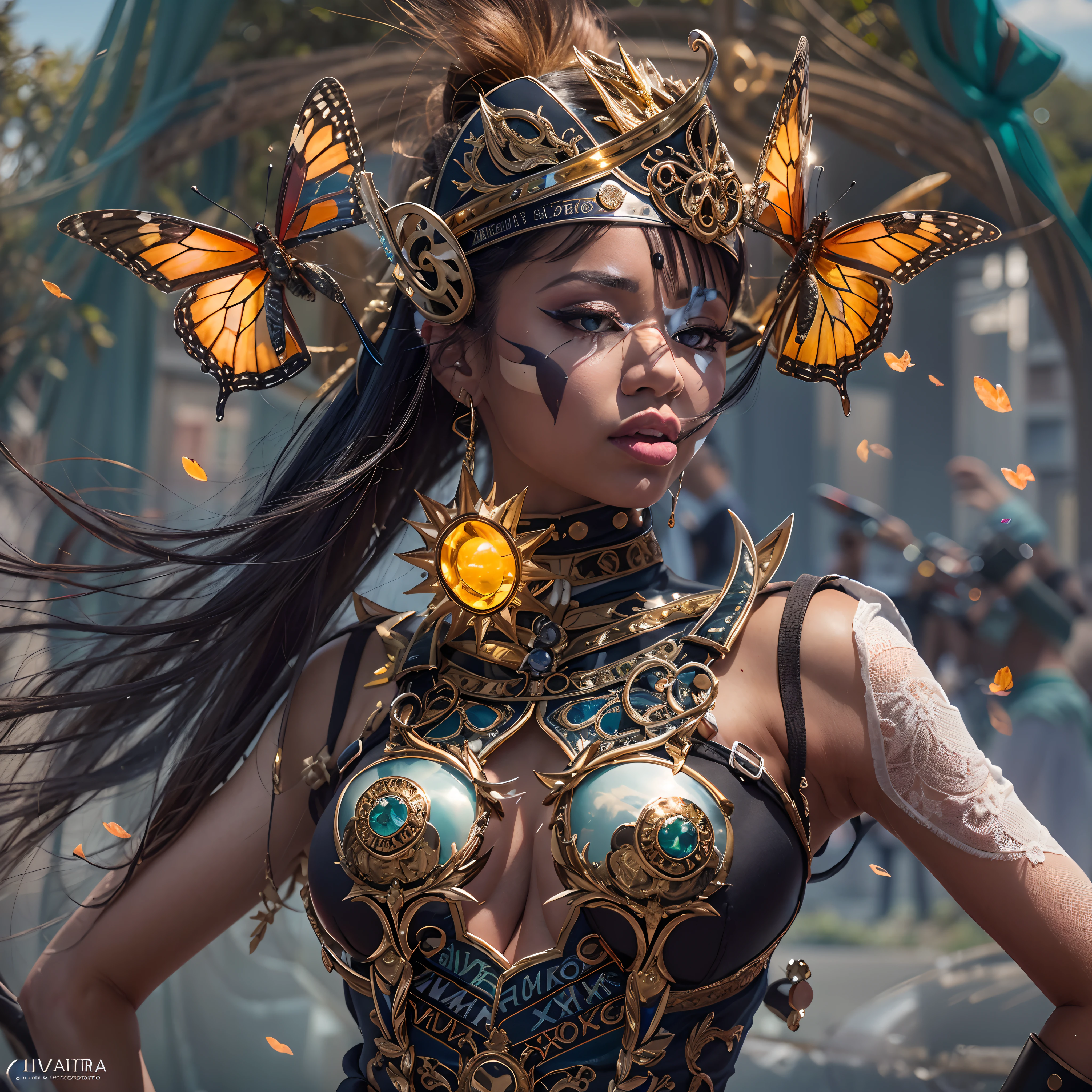 Sun Masterpiece epic sunlight backlight Goddess Beach beholder outdoor urban mounted motorcycle_Harley_Davidson Suncraft Artificier hearth sundrop "Armada" contre-jours moto "Heavy Metal" Devastating Will-o'-the-wisp iota pixie sprite luminescence war battle mature female "luis Royo" dazzling ride bike, Cosplay riders richesse Amiral decorated "Nicki Minaj" Commander jukebox Pilots jacket cow-boy flag Earth sunLight ultra pro-Photorealistic optimal ultra high_quality opengl-shaders ultra high_detail accurate reflex ultra high-resolution perfection graduates volumetric lightning improved Octane_rendues UHD XT3 64K 32K 16K 8K DSLR HDR UnrealEngine5 3dcg shadow deep path Diva analogiques hairstyle dreads bangs extatiques symmetrical athletic african body skin tanmed suave cheekbones effects embarrassed glushes eye-liner saphirs saturate gorgeous dark beautiful eyes black pupils brown iris lazulis turquoise open mouth teeth (tongue droplet water drop of water) obvious smiles choke Floating Jacket Eccentric Cape Levitating Shoulders-Off Shirt Lace Clavicles White Papillotes embroidered leathers breasts reveal sideboob satin livid yellow orange corsait thick felt skirts matching bristles ample swinging spinels navel waist belt-chastity revealing heart diamond padlock silver agate pubis scarlet pubis-hairy indigo bristles protrusions silk Snap-lock tin gold garters thighs legs stainless steel boots gothic onyx, rubis summon milkweed floraison invoque viceroy magic incandescente creature CGSCOSITY butterfly Cristallines Wings (EOS R6 135mm 1/1250s f/2.8 ISO400) Monarch, Canon-ion flash blow glow opale impact, straight outfits armor heavy chrome flat rune lava bands population Tourmaline glyphe plasma cuivre "cyberpunk" sun background forest Equirectangular_360 glass mirror monster Fire Blast Flame Engravings Chef-D' tattoo (par Michelangelo) Bruce_Weber sex girls naked nsfw varied multi etc.