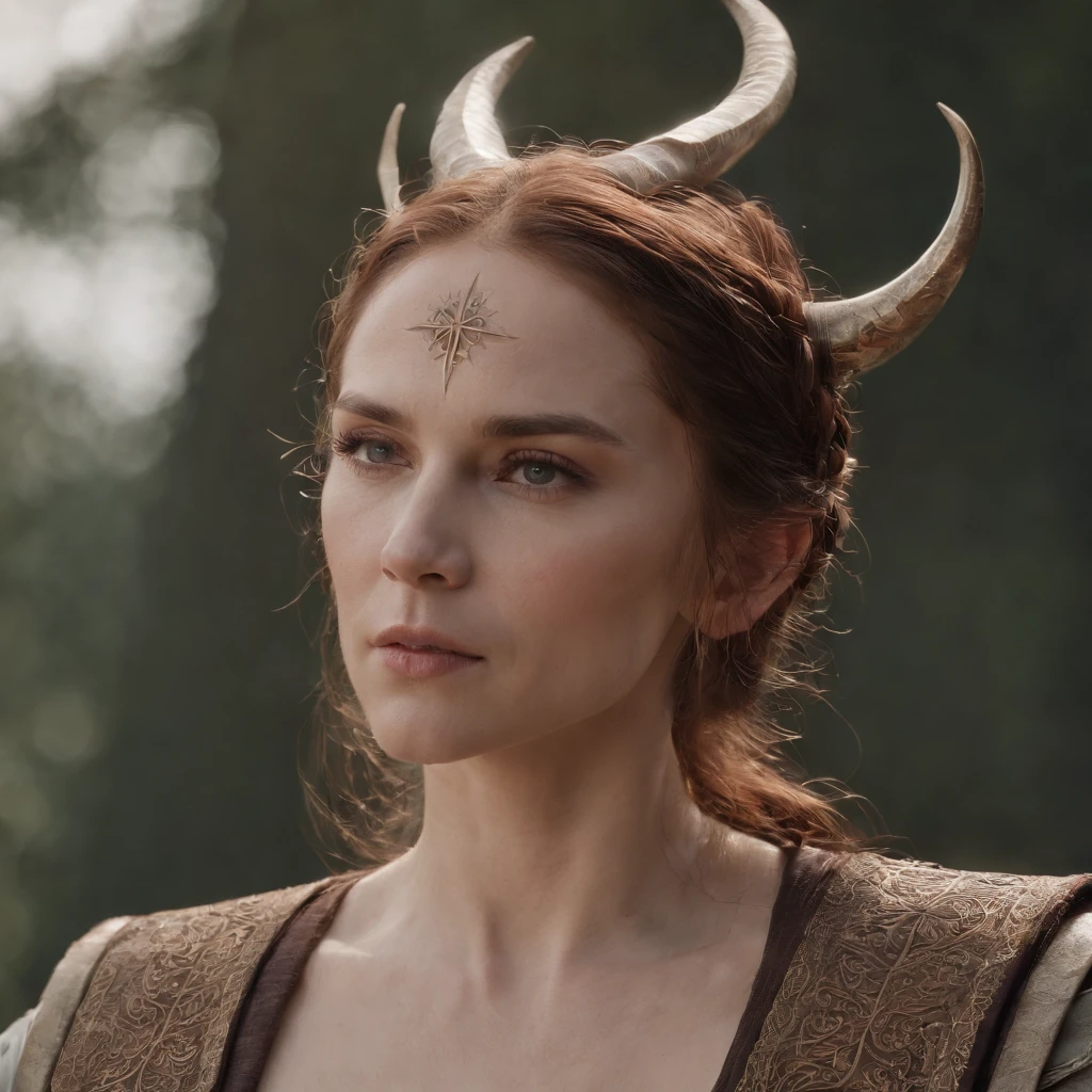 Hideous face,Strengthen your body,blood color eyes,Dark Greatsword,divinity,Pulsating life,Reverse goat's feet,intricately ornamented,A faint mist of blood,Sharp head angle,Partial hulling,Mysterious runes,fantasy features,Fantasy work,The contour is sharp, sun tattoo on head