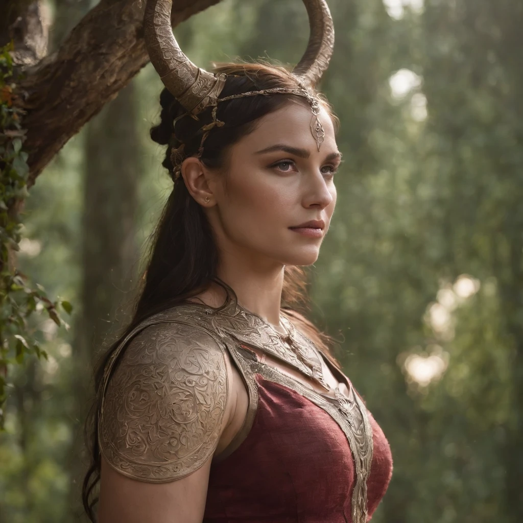 Hideous face，Strengthen your body，blood color eyes，Dark Greatsword，divinity，Pulsating life，Reverse goat's feet，intricately ornamented，A faint mist of blood，Sharp head angle，Partial hulling，Mysterious runes，fantasy features，Fantasy work，The contour is sharp, sun tattoo on head