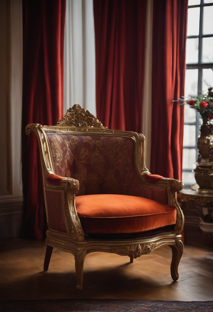 Add a person who straightens his back in this chair
