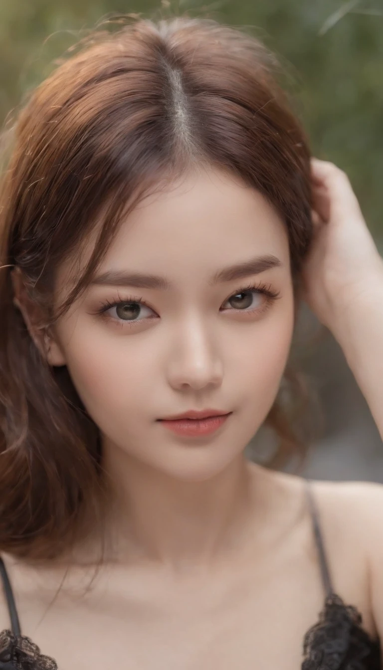 Real Photographics,Trendy girls,street snap,maid clothes,high-heels,of a real,(full body Esbian:1.5),depth of fields,Highlight,Real Light,Ray traching,OC rendering,Hyper-realistic,best qualtiy,8K,Works of masters,super-fine,Detailed pubic hair,Correct anatomy,sharp focus on eyes,Bokeh,Facial features are carefully drawn、Minami Hamabe photo、Model Pose
