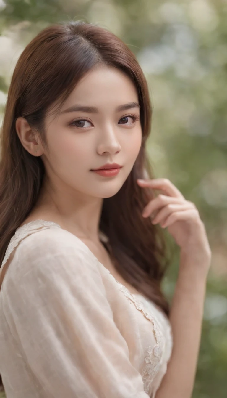Real Photographics，Trendy girls，street snap，maid clothes，high-heels，of a real，（full body Esbian：1.5），depth of fields，Highlight，Real Light，Ray traching，OC rendering，Hyper-realistic，best qualtiy，8K，Works of masters，super-fine，Detailed pubic hair，Correct anatomy，sharp focus on eyes，Bokeh，Facial features are carefully drawn、Minami Hamabe photo、Model Pose