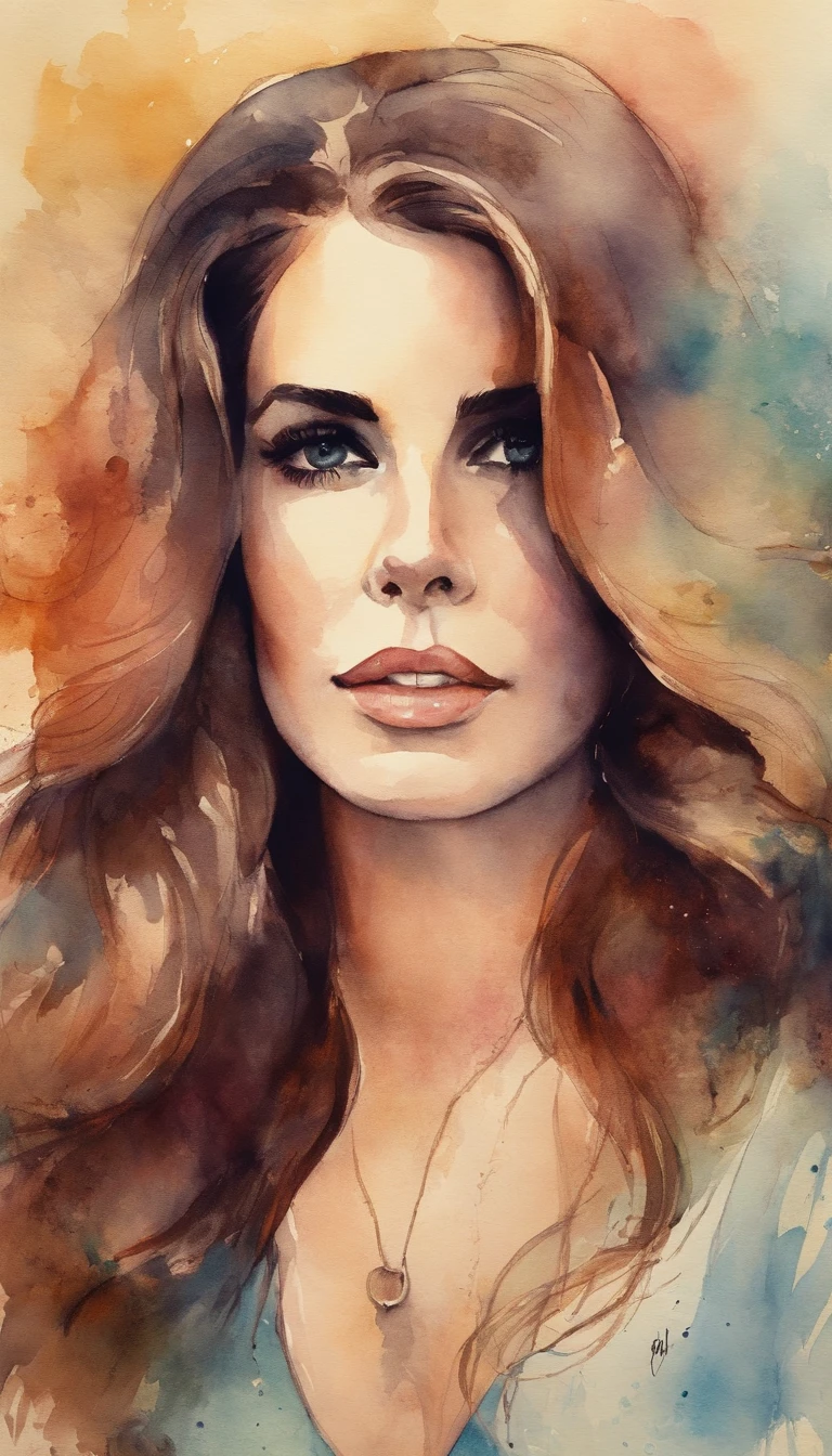 (lana del rey, music icon, vintage vibes, dreamy atmosphere, melancholic mood, retro aesthetic)