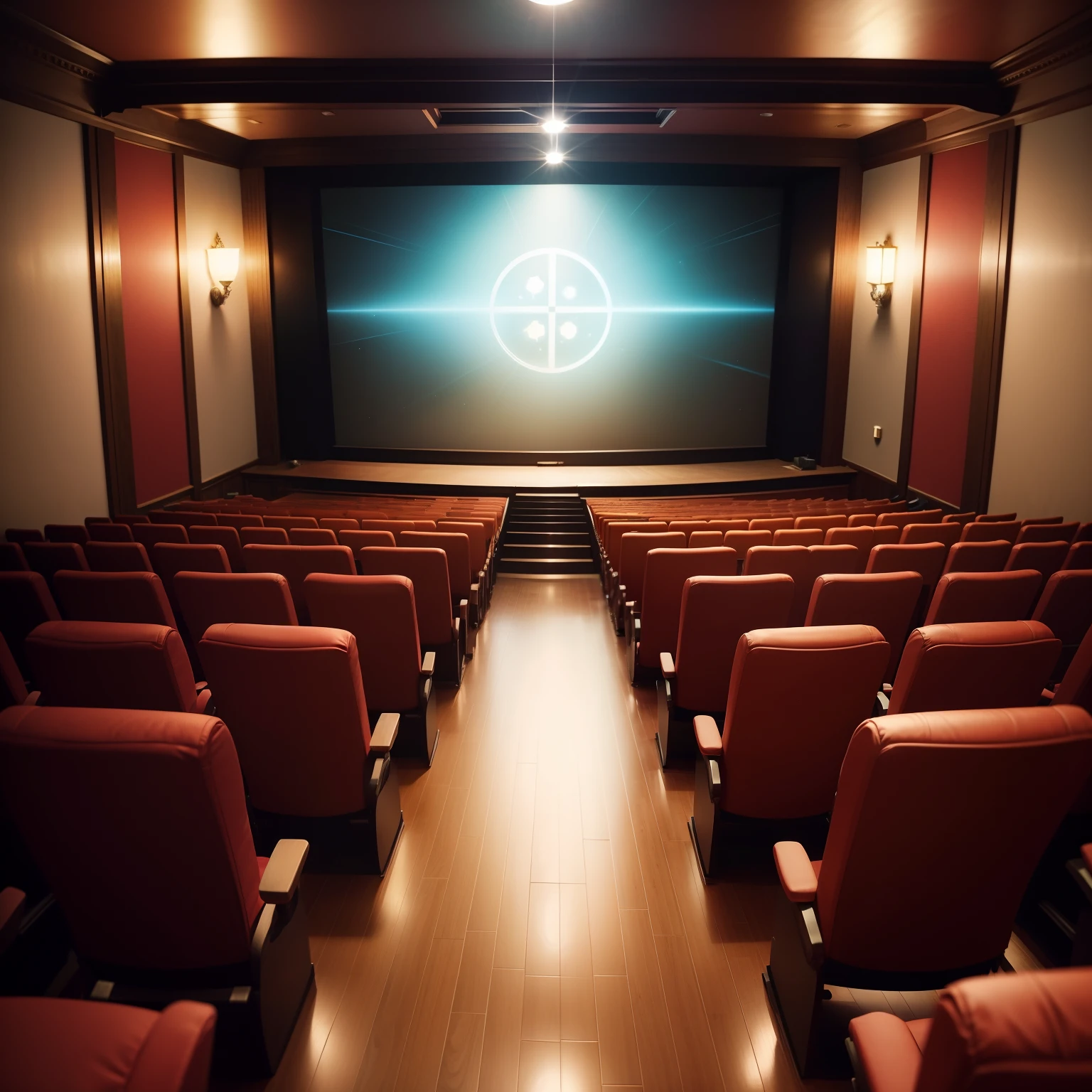 Sala de cinema vazia, sem pessoas , fantasia, estilo anime, mystery, sala cinema vazia,.sala vazia , scenecy, anime scenery
