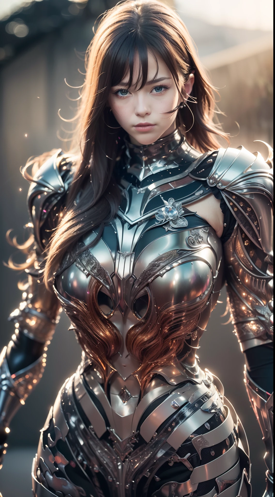 (Best quality,4K,8K,A high resolution,Masterpiece:1.2),Ultra-detailed,(Realistic,Photorealistic,photo-realistic:1.37), magical little girl, witch, armored gloves, Homeware stores, levitating