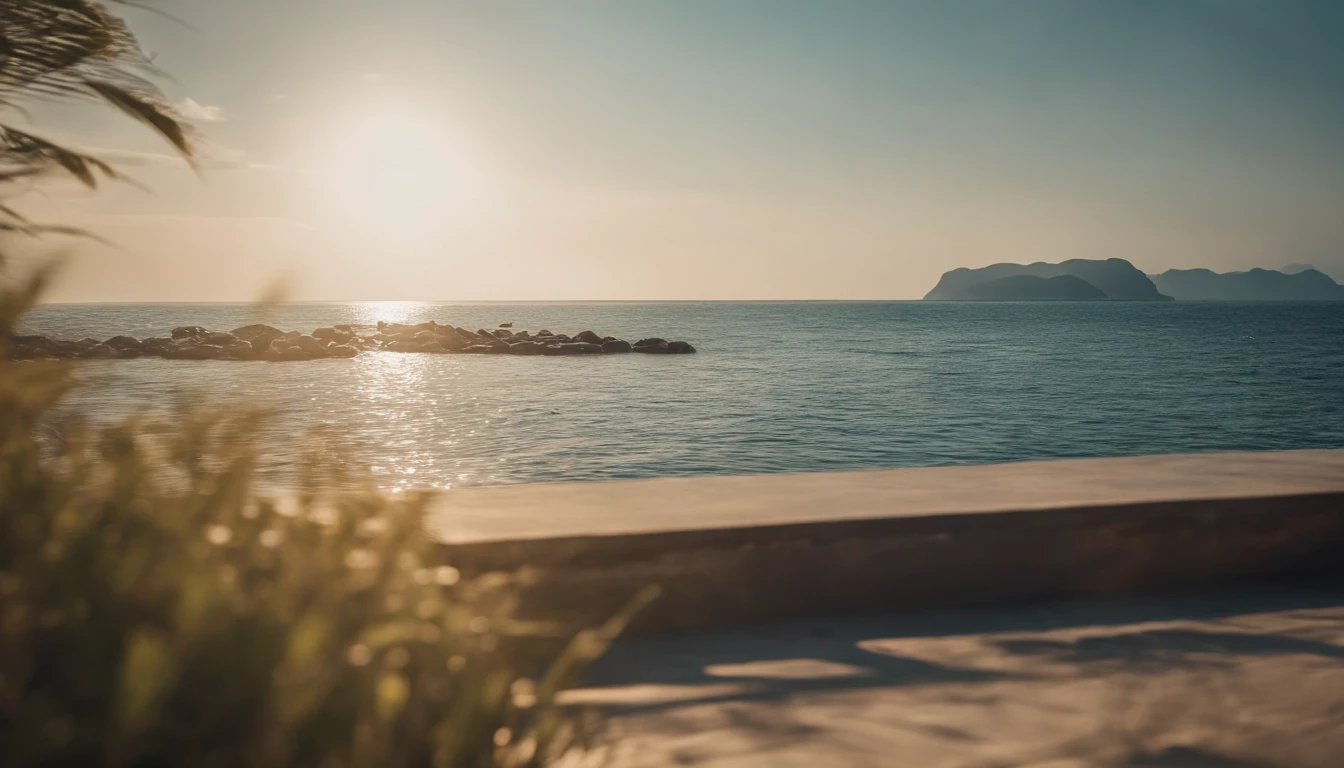 Resort,summer sunlight,sea breeze,Kaigan Street