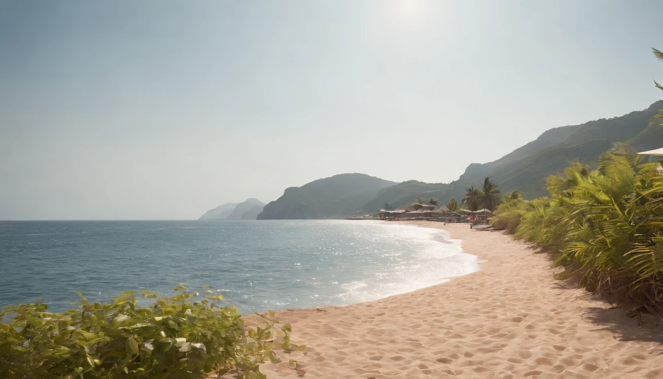 Resort,summer sunlight,sea breeze,Kaigan Street