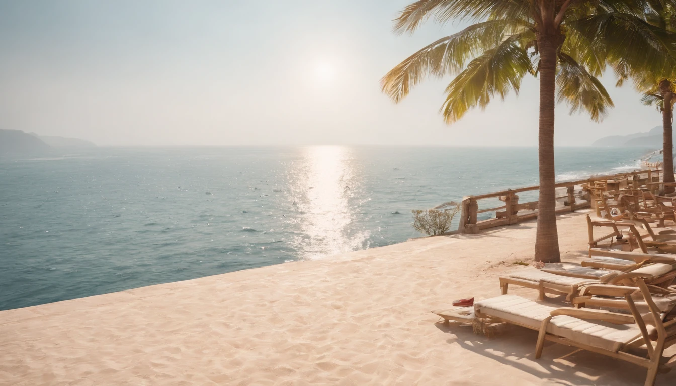 Resort,summer sunlight,sea breeze,Kaigan Street