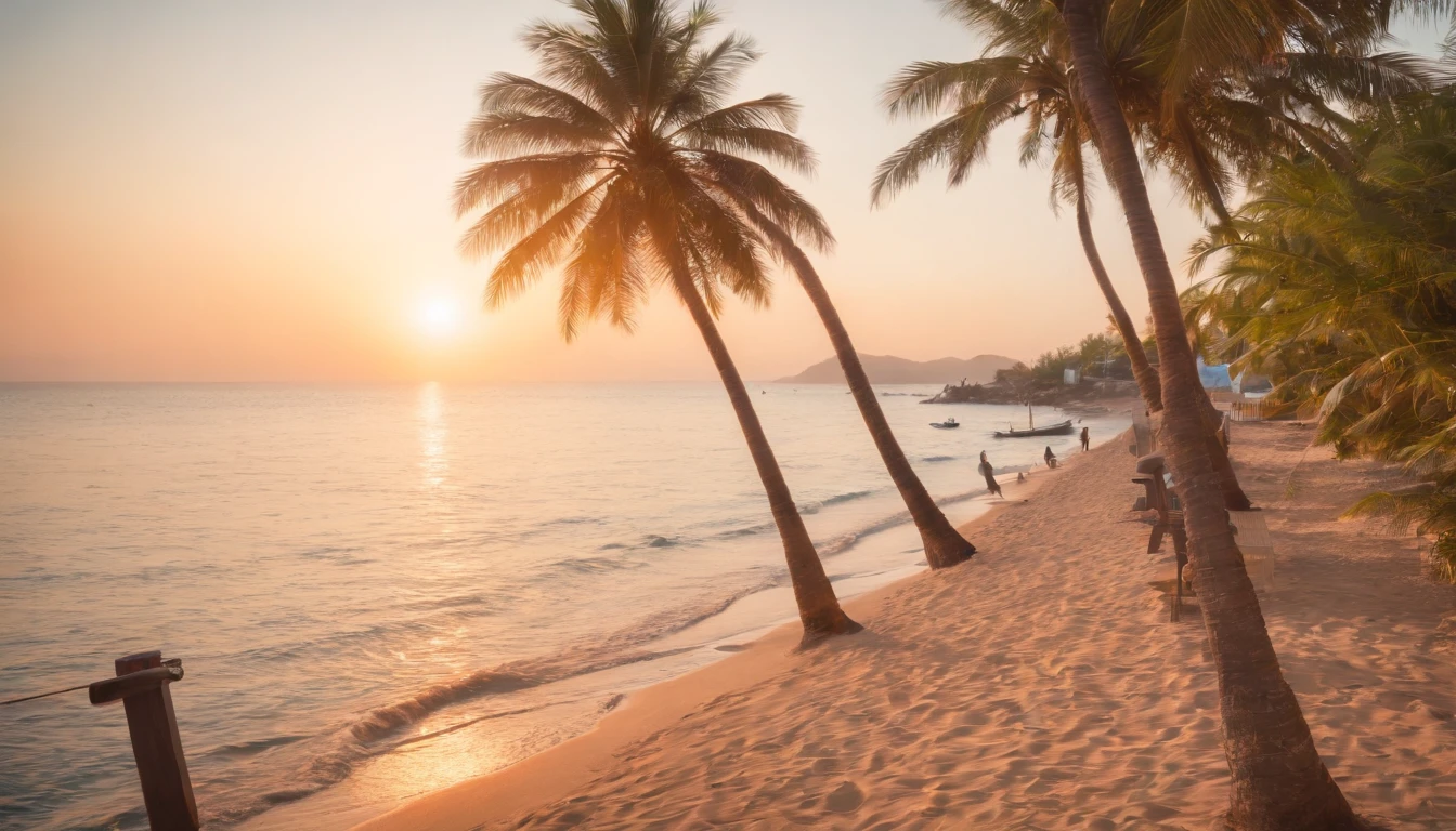Resort,summer sunlight,sea breeze,Kaigan Street