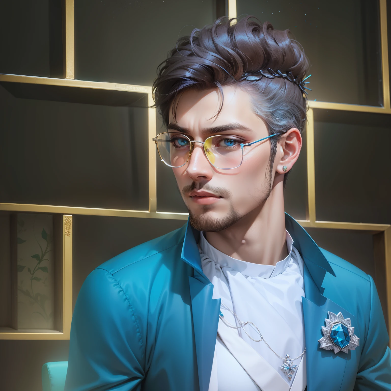 Royal Outfit, neon background