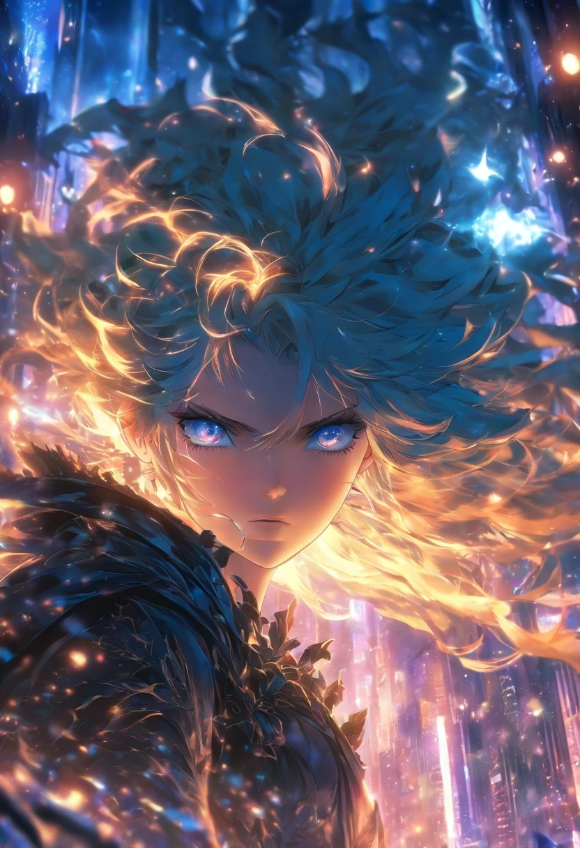 (extremely detailed CG unity 8k wallpaper,masterpiece, best quality, ultra-detailed),(best illumination, best shadow, an extremely delicate and beautiful),floating,high saturation,blonde hair+blue eyes:1.2,gloomy gothic scenery, long hair, gaze into the distance. (A beautiful girl with long blonde hair and blue eyes sparkling gothic lighting)