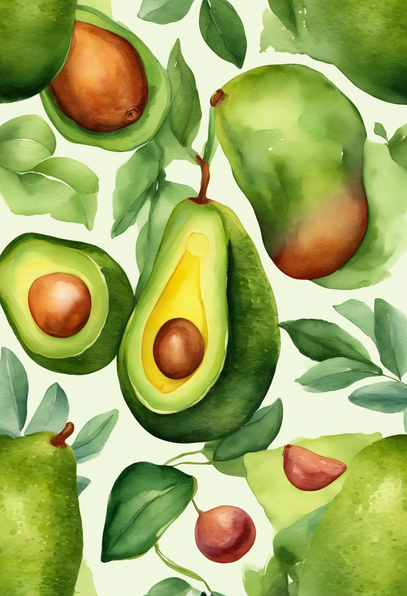 a cartoon avocado 3d