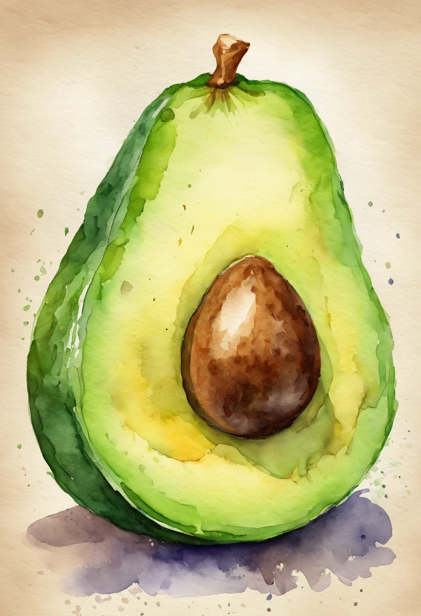 a cartoon avocado  3d