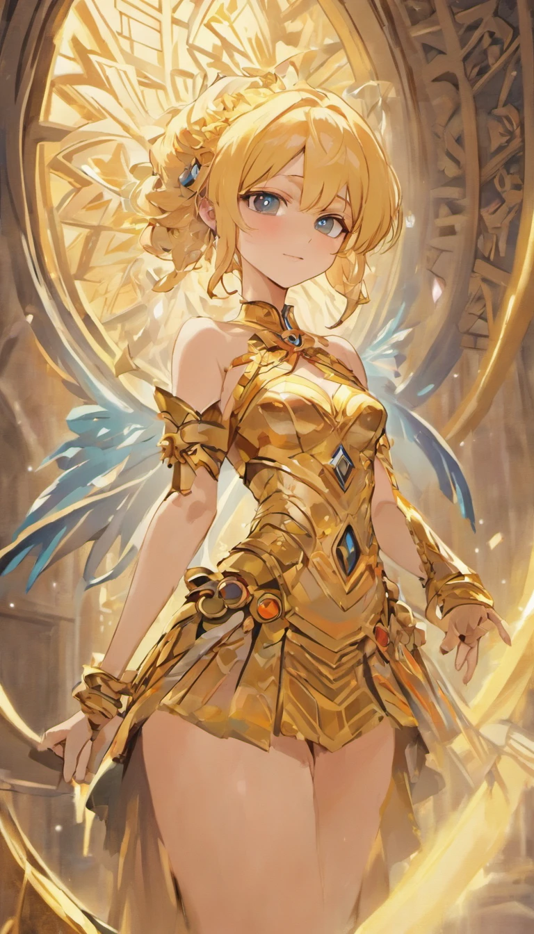 (best quality, 8K, Meisterwerk: 1.3), blonde greek goddesses, Griechische Kleidung, Mittelalter, mid large breasts, big hips, schmale Taille, beautiful, glamorous, verlockend, wohlgeformt, kurvig, lange Beine, Hohe Detailgenauigkeit, high sharpness, Fotos mit Tiefgang, detailliertes Gesicht, Detaillierte Augen, kurzes Haar, Large office, charming smile, in the ancient Roman Colosseum, episch, Mythos, Drama, Halsband-Schmuck, Armbandschmuck, Bluse mit offenem Brustkorb, nipple pocking