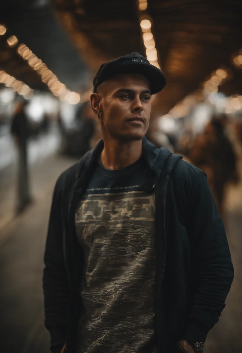 logomarca com as letras RF, uma virada de costa para a outra e com o estilo Streetwear das ruas