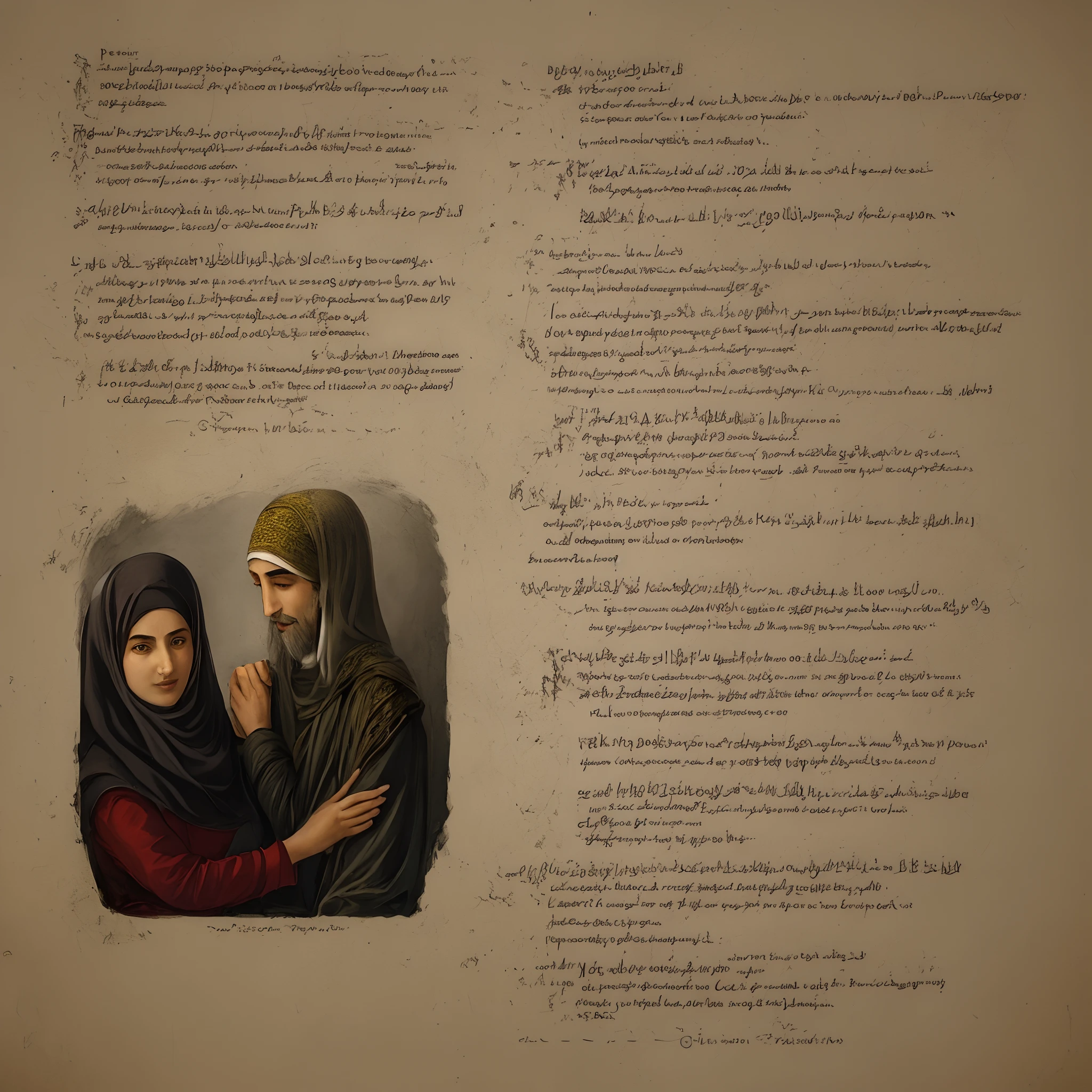 Generate a photo writing 'Wives of Prophet Muhammed'.