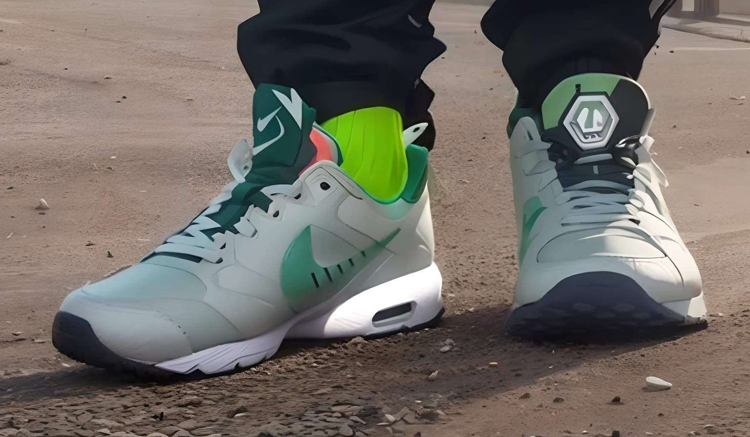 lindo e detalhado tenis nike