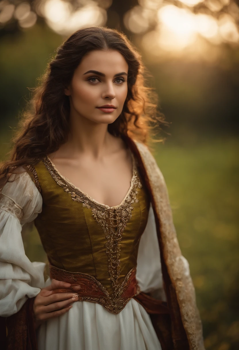 (((uma ferida avermelhada profunda atravessa sua bochecha esquerda))) tez justa, mulher em torno de 19 anos, cabelos brancos naturais, olhos verdes distintos, vestindo kohl, slender and graceful, Beautiful, luz de velas em um ambiente medieval, Ultra sharp focus, tiro realista, roupas femininas medievais, cores tetradicas (cicatriz:1.4