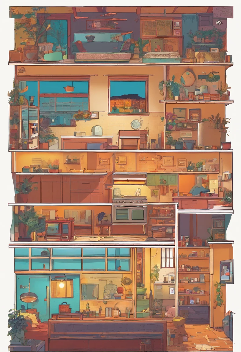 There are two chairs that are sitting at a table in the kitchen, kitchenette and conference room, an art student's apartment, an art student's dark kitchen, my house, Director: Milton Menasco, Saturado, inside a cozy apartment, photography interior, discovered photo, aesthetic photography, camera view heard from the kitchen, interior of a small