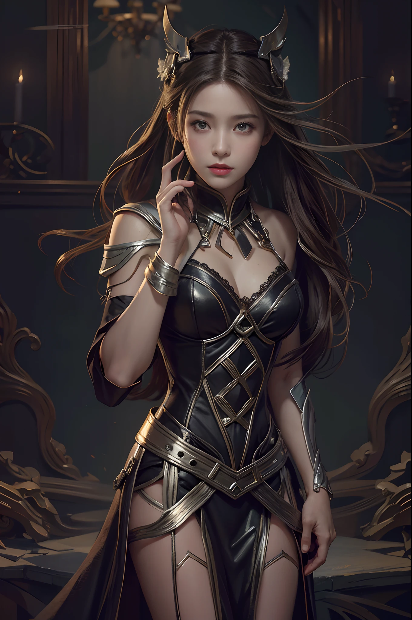 (8K, RAW photos, best qualtiy, tmasterpiece:1.2),(realisticlying, photograph realistic:1.4)
Lolita costume,Lace, Aerith Gainsborough, The upper part of the body, undergarments,exposed bare shoulders, do lado de fora, Old castle, high high quality, Adobe Lightroom, highdetailskin, looking at viewert,