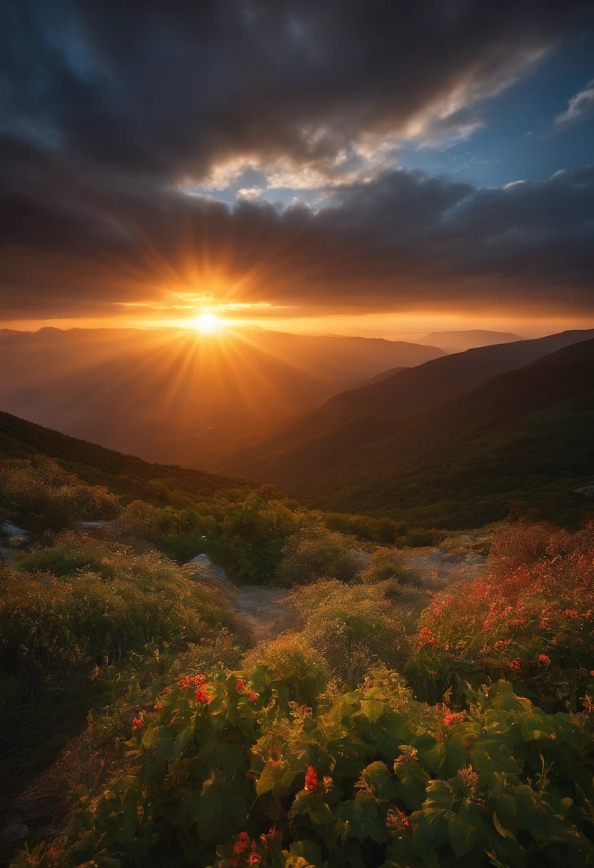 a light from heaven illuminates the Earth