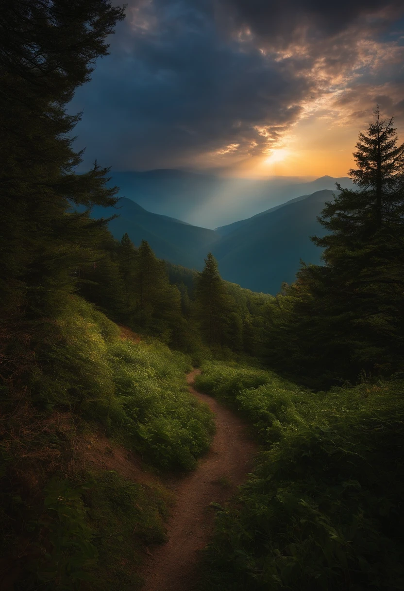 a light from heaven illuminates the Earth