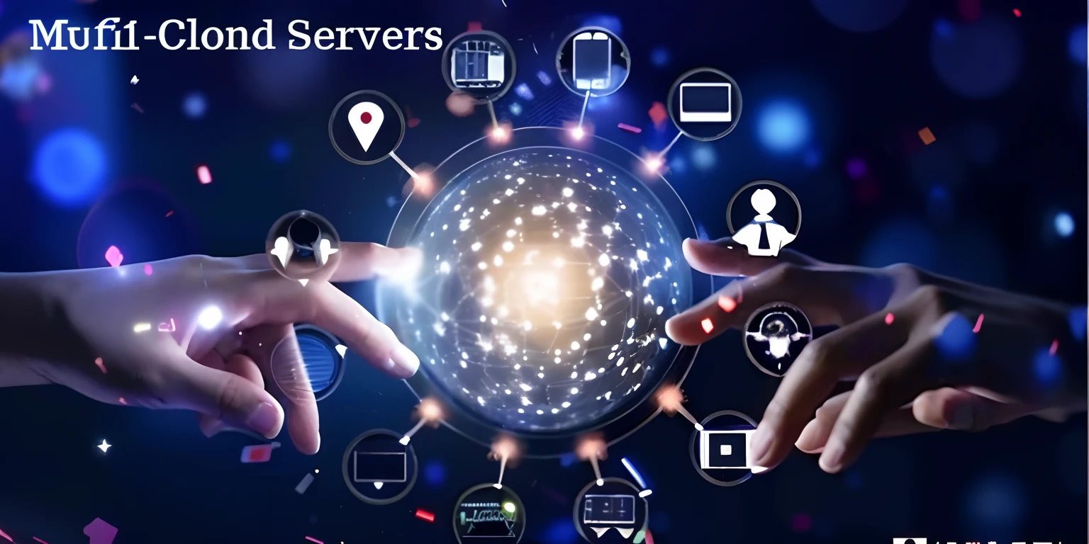 a close up of two hands touching a sphere with icons around it, servers, server, server in the middle, cloud server, servants, the matrix servers on fire, it, customers, 1 4 8 0 s, screensaver, datacentre, seventies, technologies, by Kurt Roesch, users, 1/30, neon virtual networks, 2025