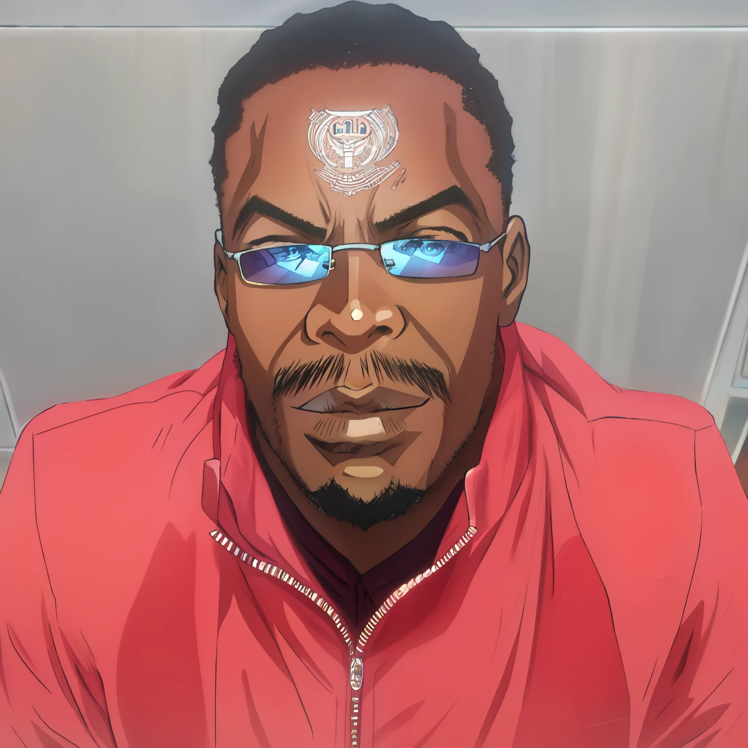 Mid 30s African Comic book superhero, Ray-Ban sunglasses. Artist style:  Jim Lee.