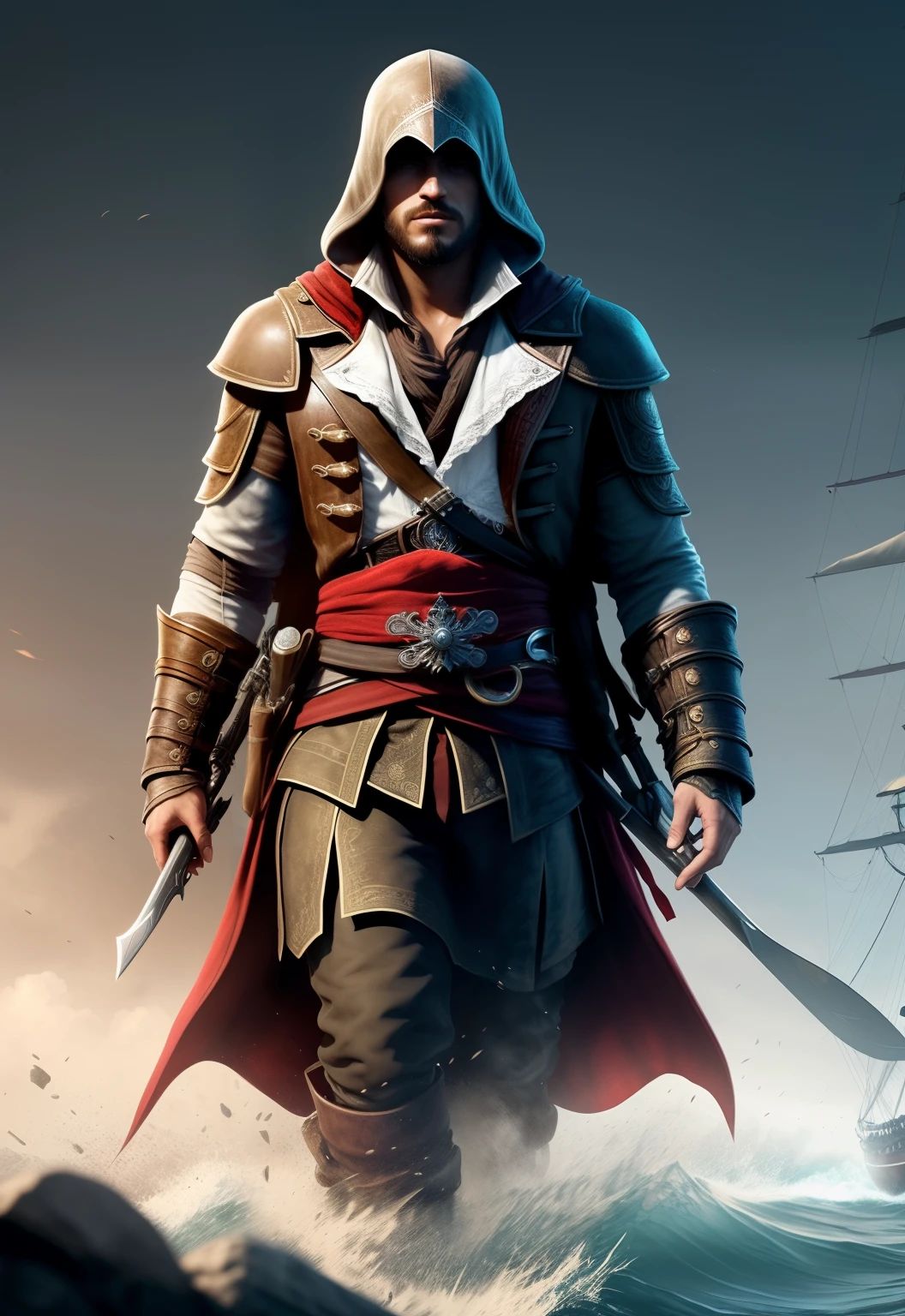 (assassin's creed: III, homem, cabelo escuro), Boston, United States of America, America's Revolution, Soldados Ingleses, 1768