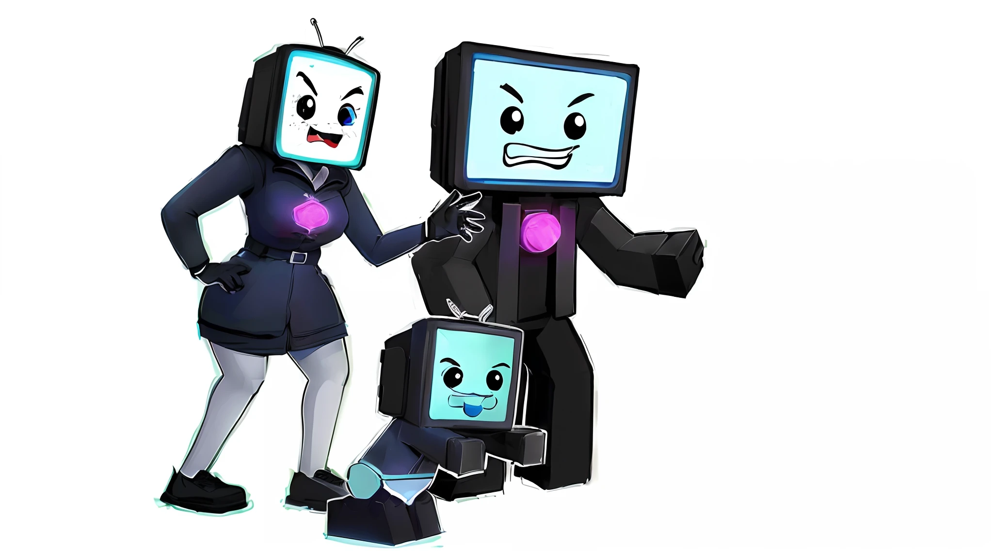 (Redo this image)+(identical to this, but with more variations in cartoon style