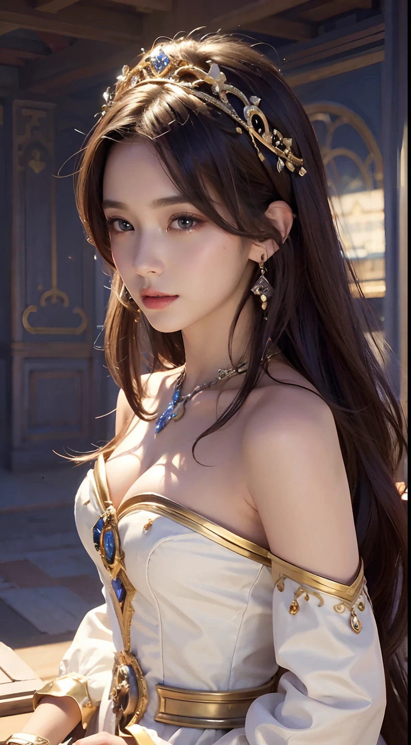 top-quality、​masterpiece、beautiful princess beautiful face beautiful hair beautiful clothes artstation fantasy scene fantasy composition fantasy lighting octane