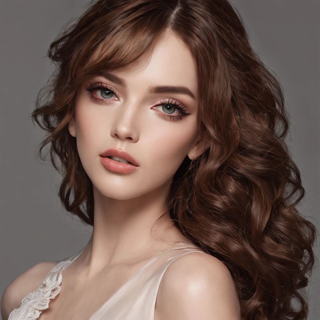 (best quality,ultra-detailed,realistic:1.37),photorealistic,beautiful detailed eyes,beautiful detailed lips,extremely detailed eyes and face,longeyelashes,curly hair,fit and toned body,smooth and flawless skin,sensual expression,dynamic and confident pose,mesmerizing beauty,artistic nude,soft and natural lighting,vibrant colors,subtle and elegant composition,sensual atmosphere