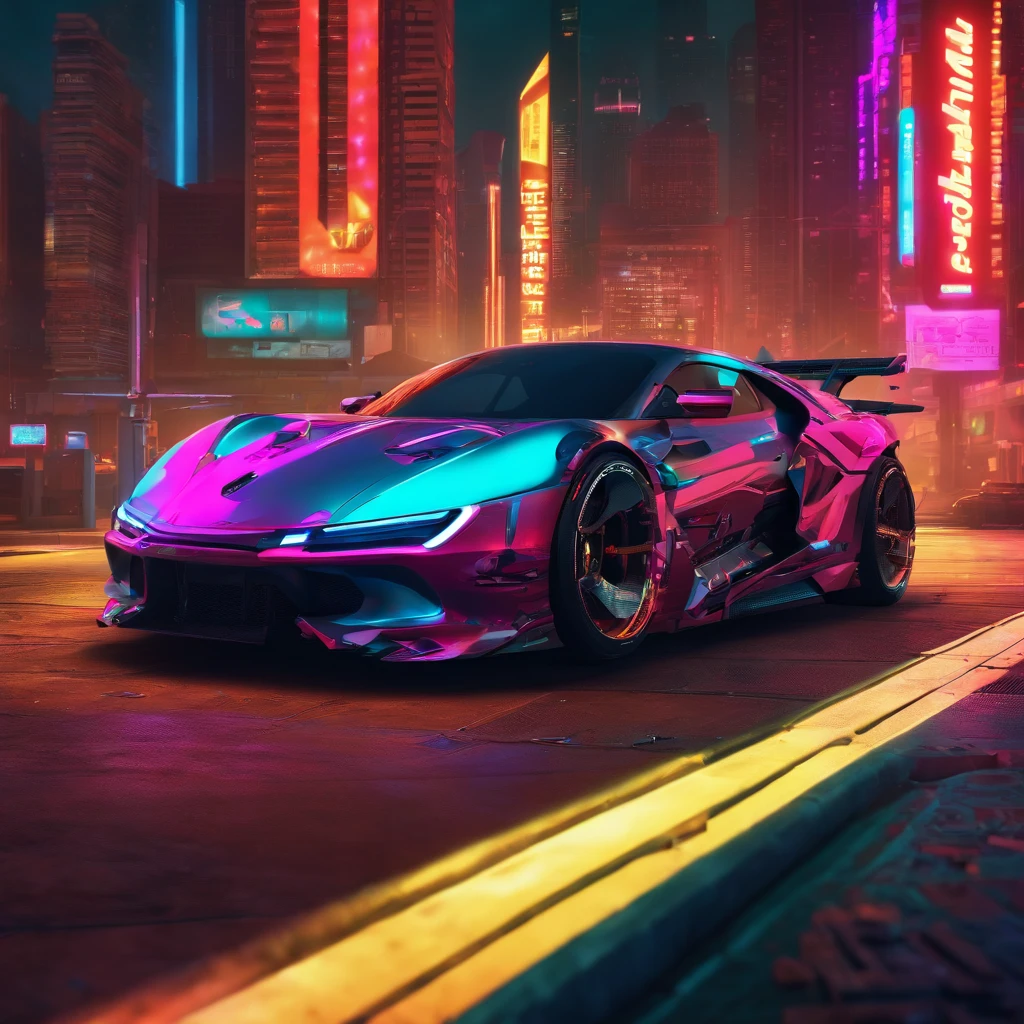 sports car wrap